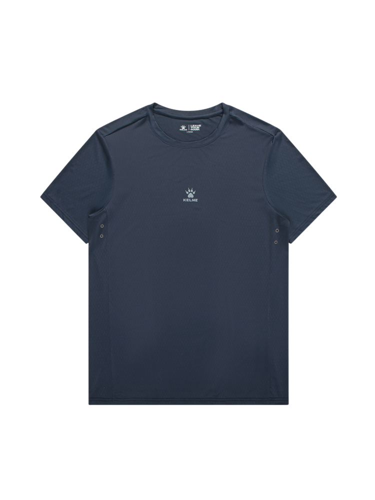 Футболка KELME Round Neck Short-Sleeved T-Shirt Dark Blue