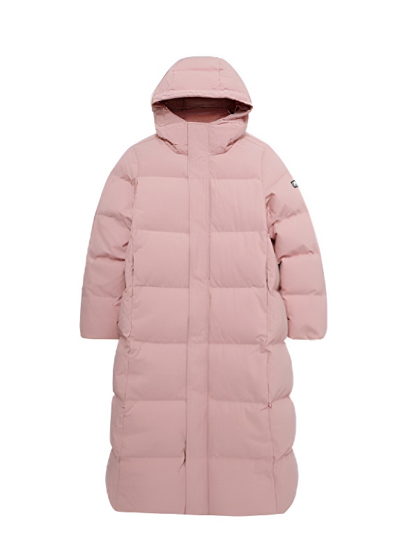Пуховик KELME Long Down Jacket Pink