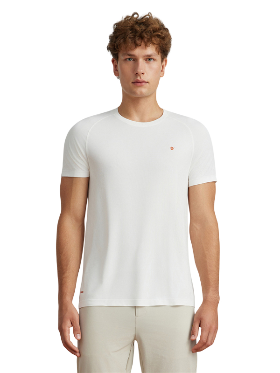 Футболка KELME Crew Neck Short-sleeved T-shirt Beige