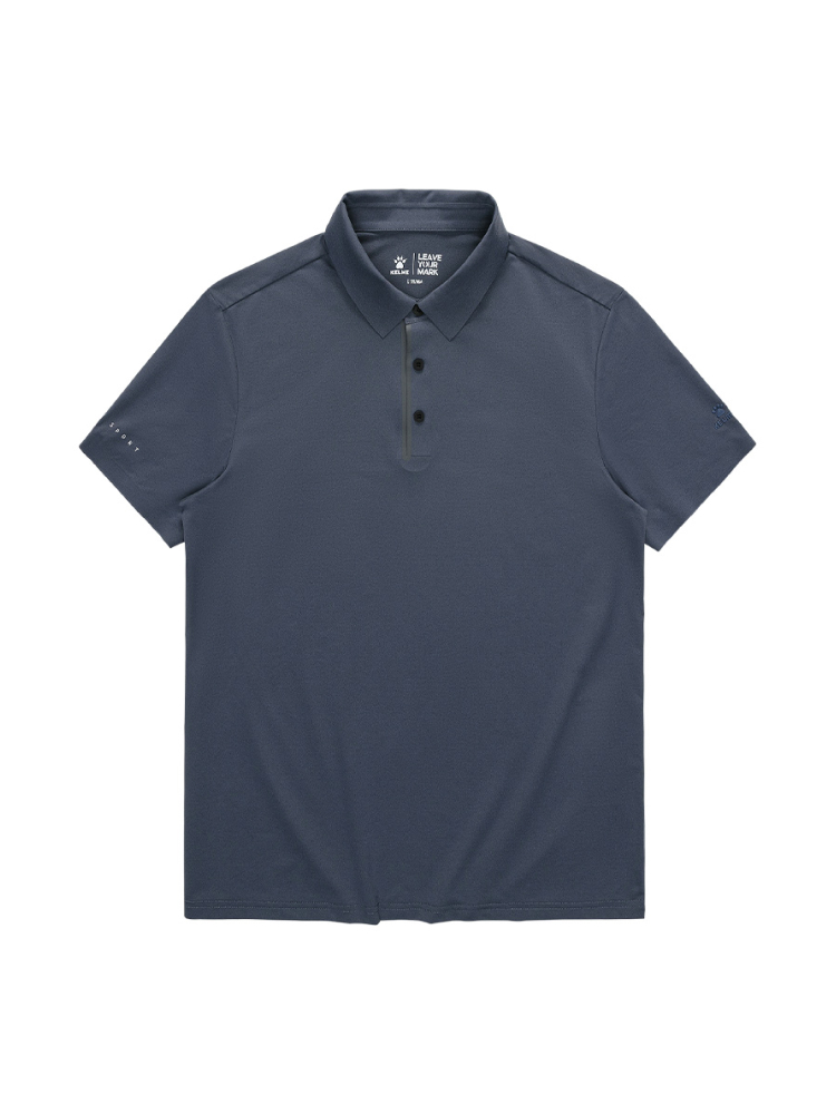 Футболка KELME Short Sleeve Polo Shirt Blue