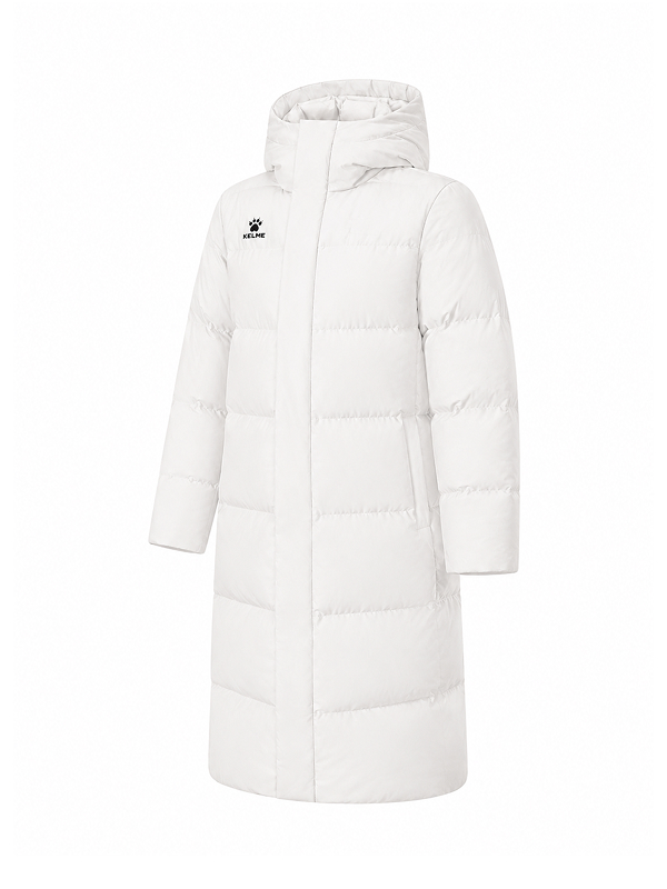 Пуховик KELME Long Down Jacket White