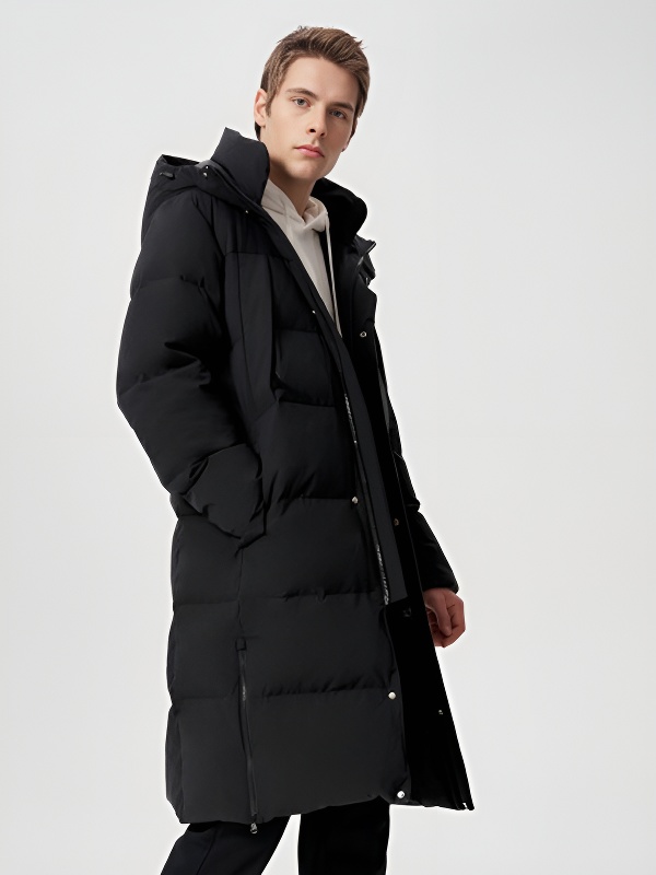 Пуховик KELME Long Down Jacket Black