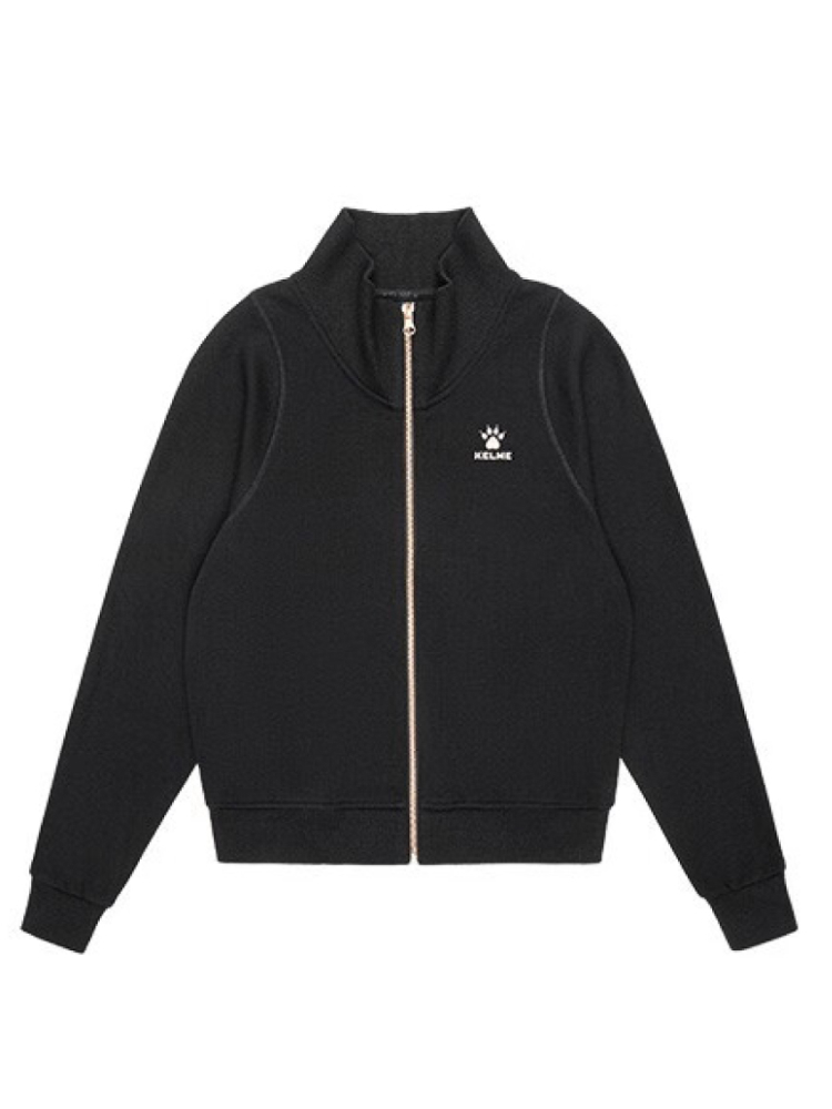 Олимпийка KELME Knitted Stand Collar Jacket Black