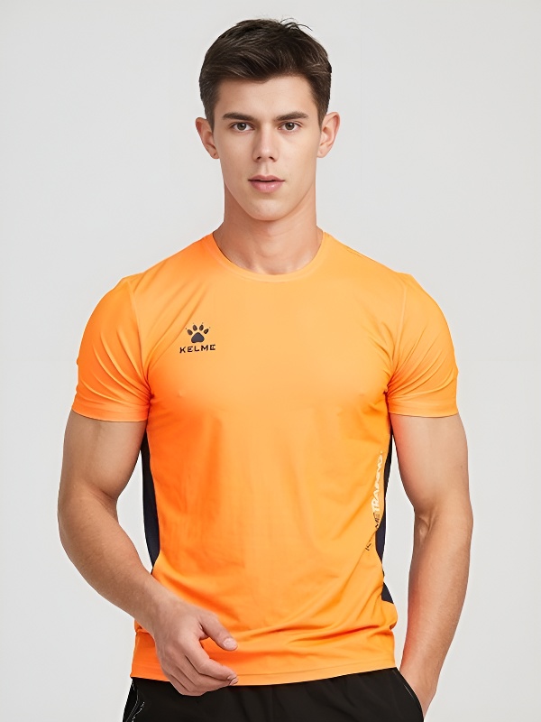 Футболка KELME Round Neck T-Shirt Orange