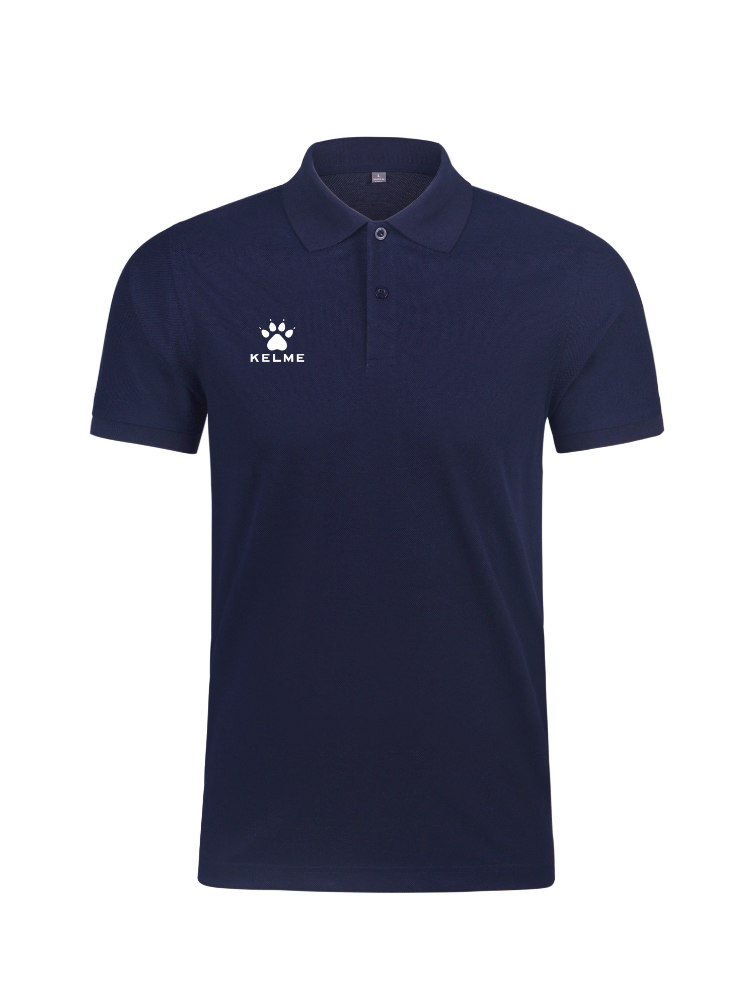 Футболка-поло KELME Short Sleeve Cvcpolo Shirt Dark Blue