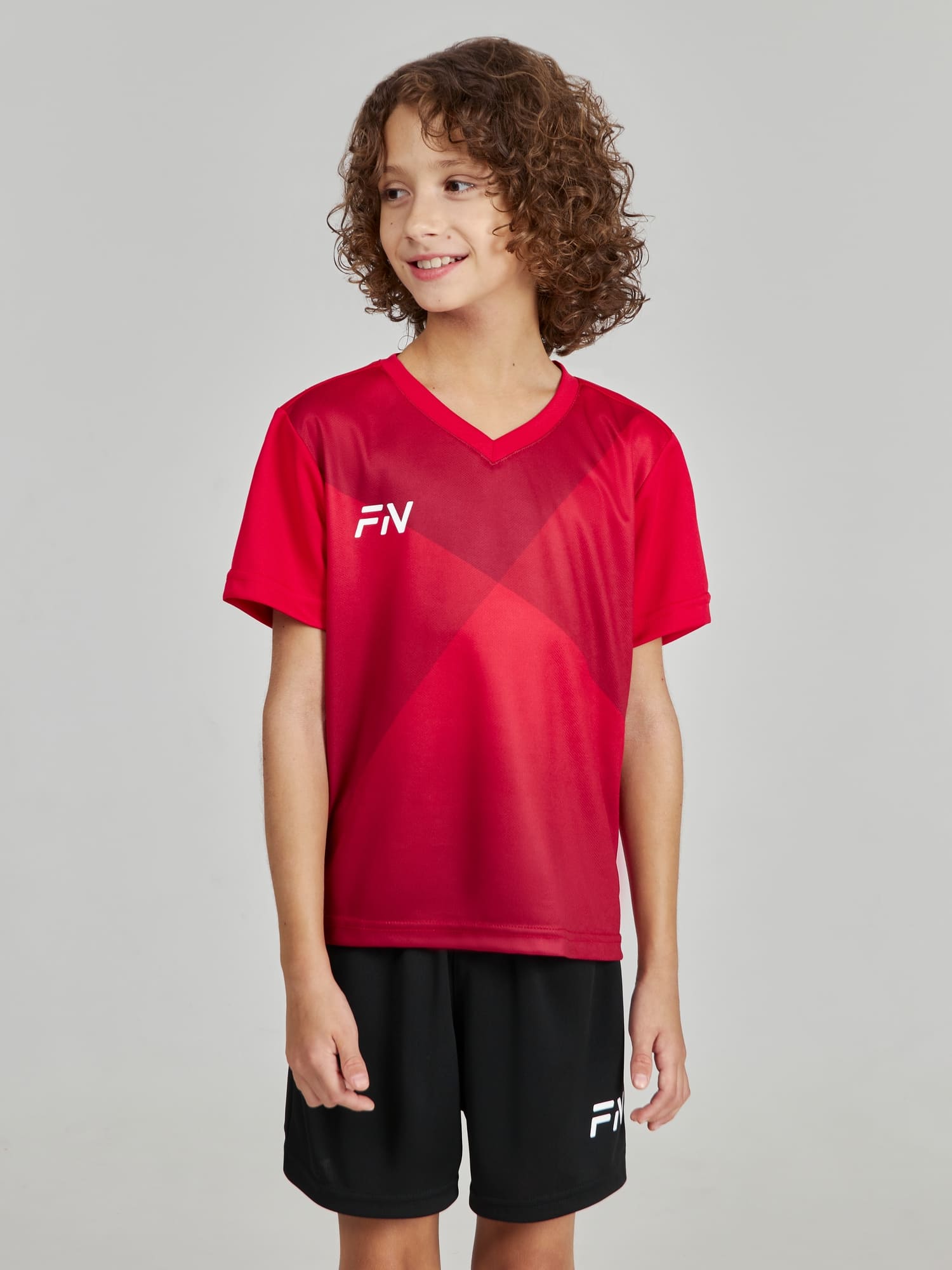 Детская футбольная форма FN Aim Kid (Red/Black)