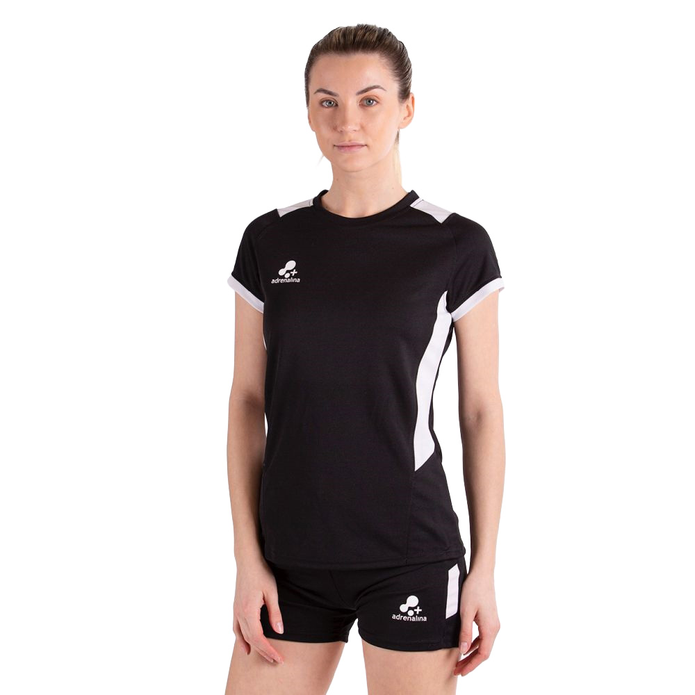 Форма волейб. жен. +ADRENALINA Clas 1304-046-2XL, р.2XL, 100% полиэстер, черно-белый