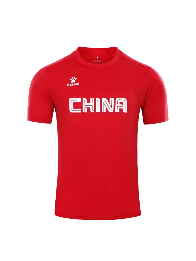 Футболка KELME Men's Short Sleeve T-Shirt Red