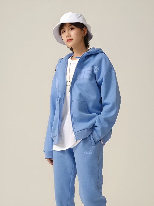 Толстовка KELME Knitted Coat Light Blue