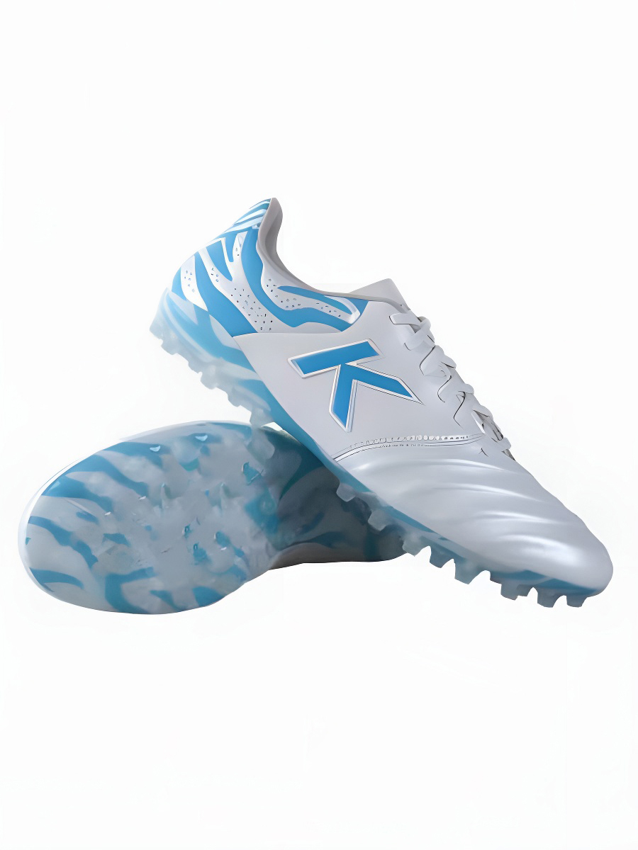 Бутсы KELME Men's Football Boots (MG) (White/Light Blue)