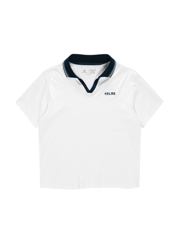 Футболка-поло KELME Short Sleeve Polo Shirt White