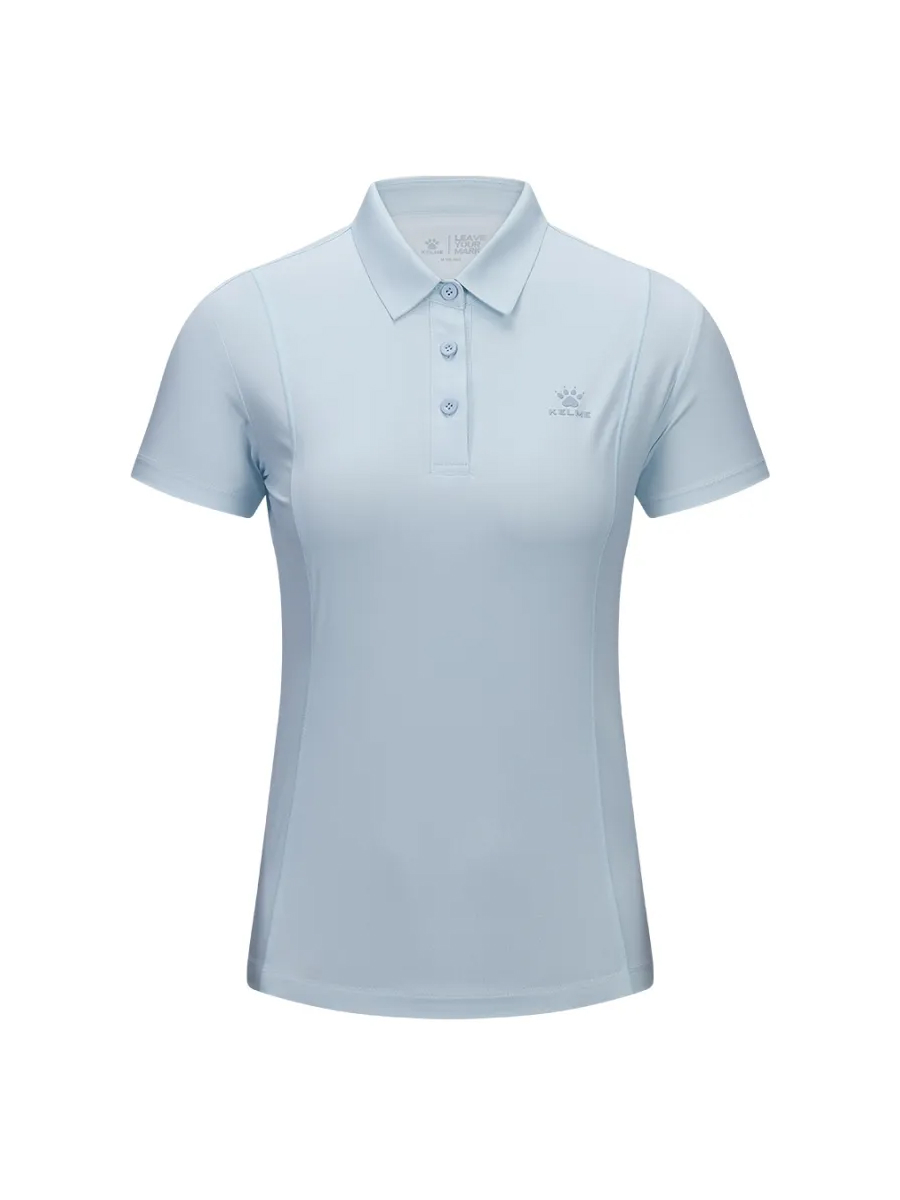 Футболка-поло KELME Short-sleeved Polo Shirt Light Blue