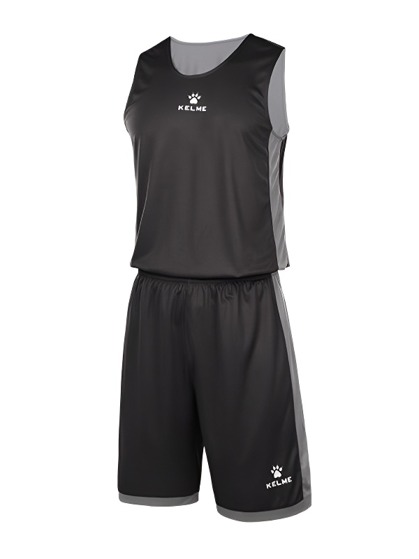 Детская баскетбольная форма KELME Children's Double-Sided Basketball Uniform Dark Grey