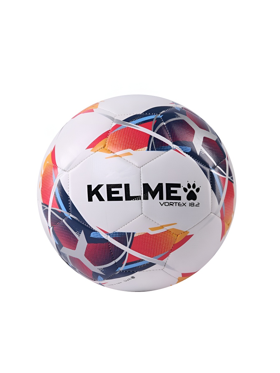 Мяч футбольный KELME Vortex 18+, FIFA Quality Pro (32 Panels) (White/Orange)