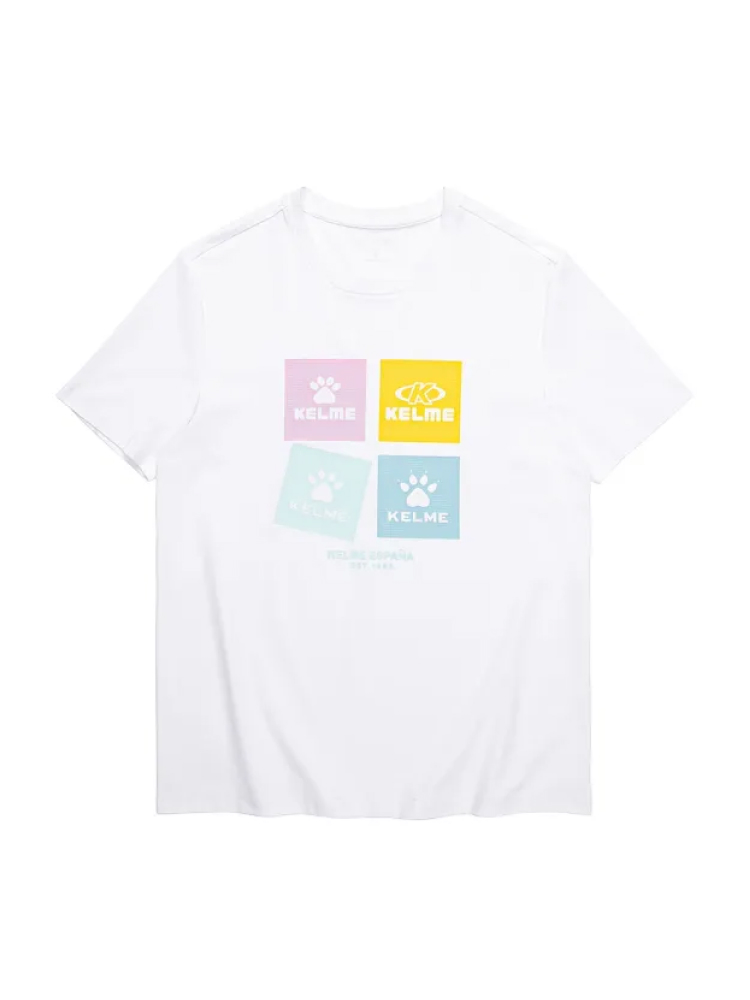Футболка KELME Round Neck Short Sleeve T-Shirt White