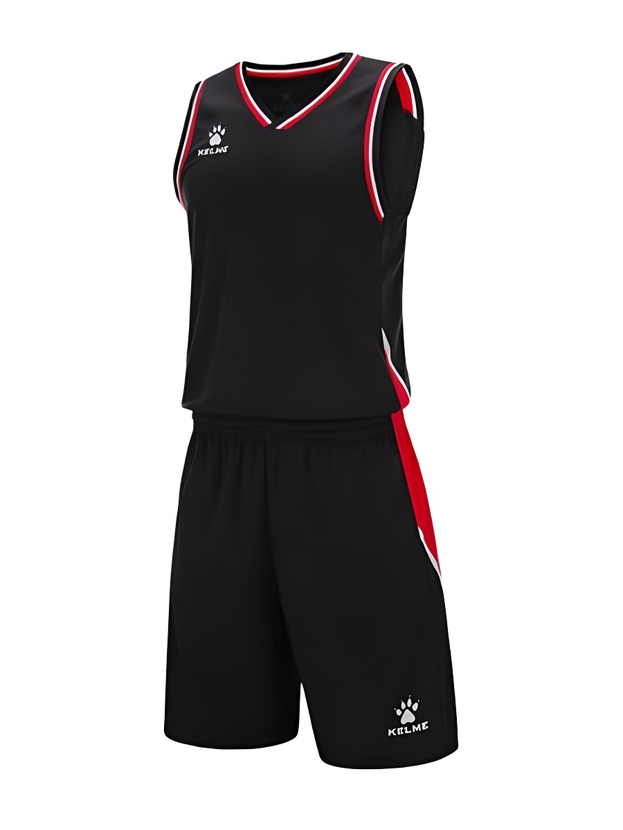 Детская баскетбольная форма KELME Children's Basketball Uniform Black
