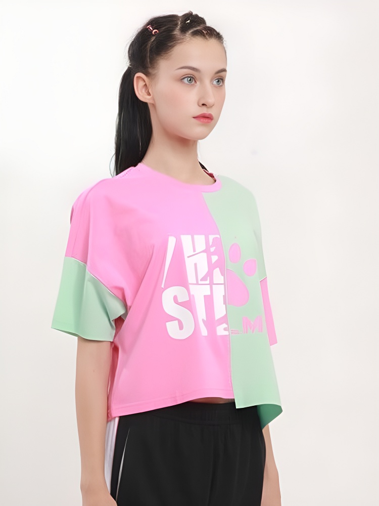 Футболка KELME Round Neck Short T (Pink/Mint)