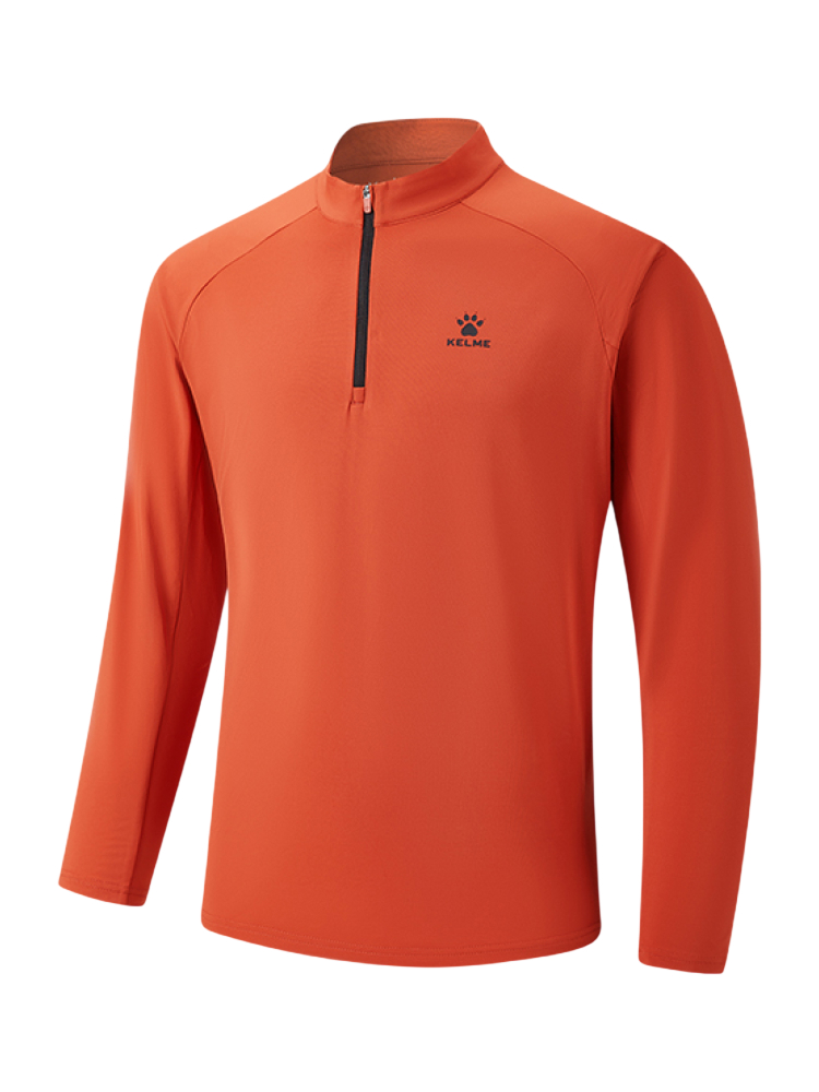 Олимпийка KELME Half-open Long-sleeved T-shirt Red