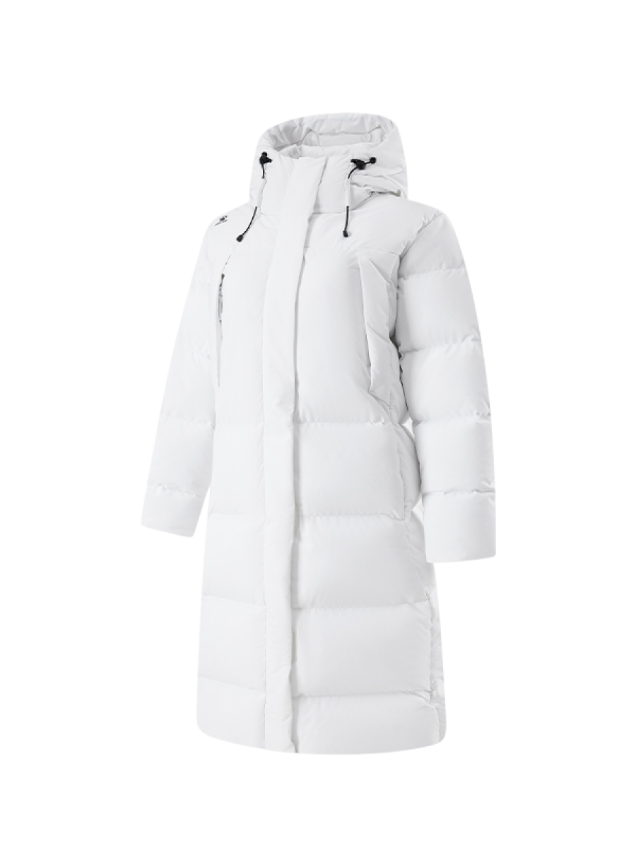 Пуховик KELME Long Down Jacket White
