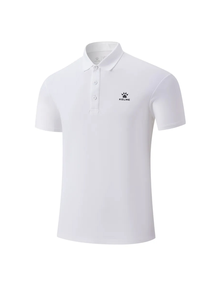 Футболка-поло KELME Short-sleeved Polo Shirt White