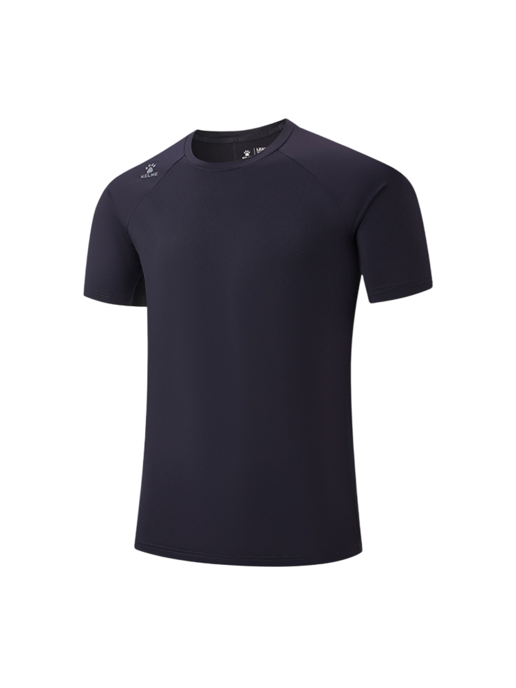 Футболка KELME Crew Neck Short-sleeved T-shirt Dark Blue