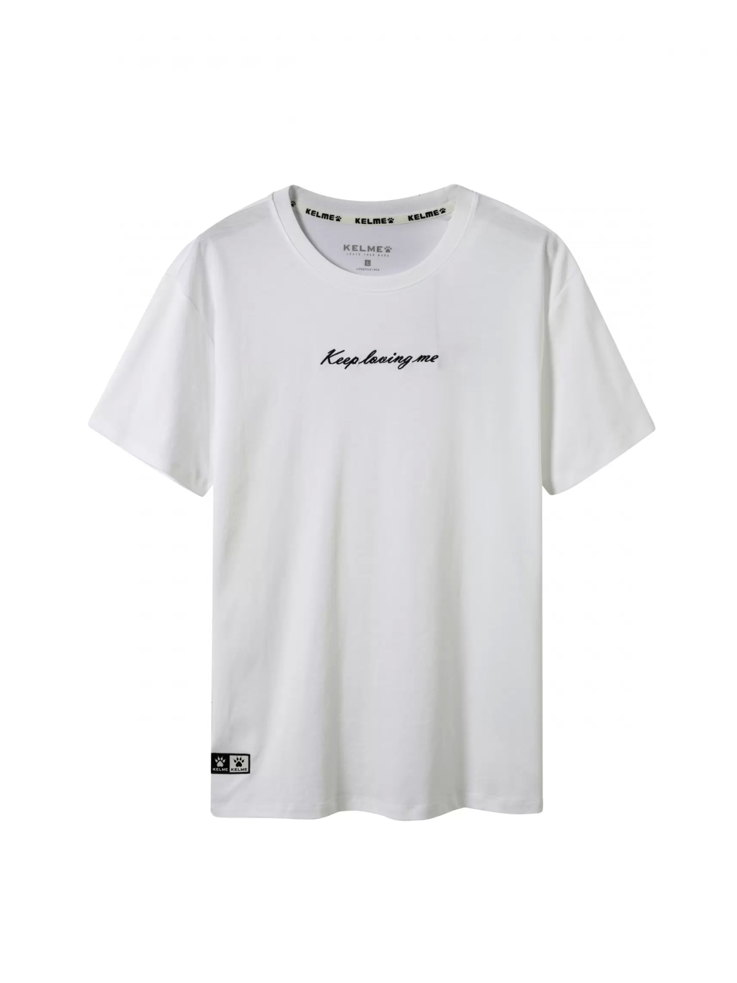 Футболка KELME Round Neck Short T White