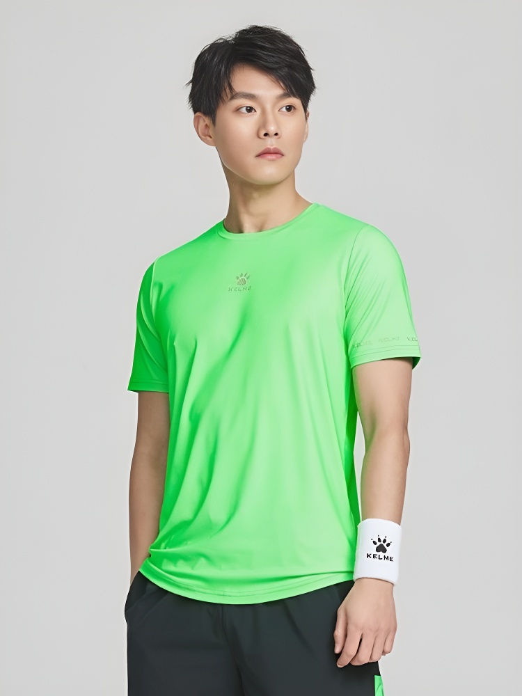 Футболка KELME Round Neck Short T Light Green