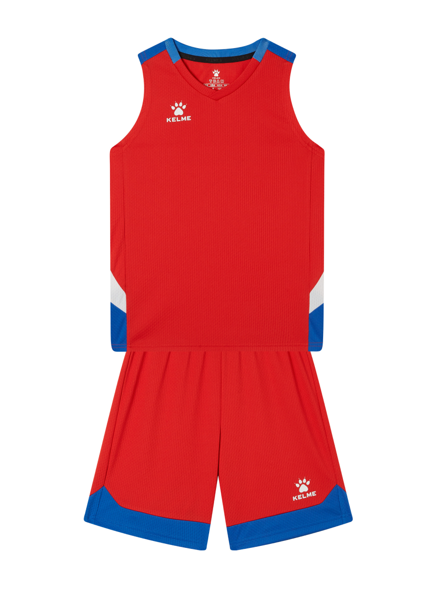 Детская баскетбольная форма KELME Children's Basketball Uniform (Red/Blue)