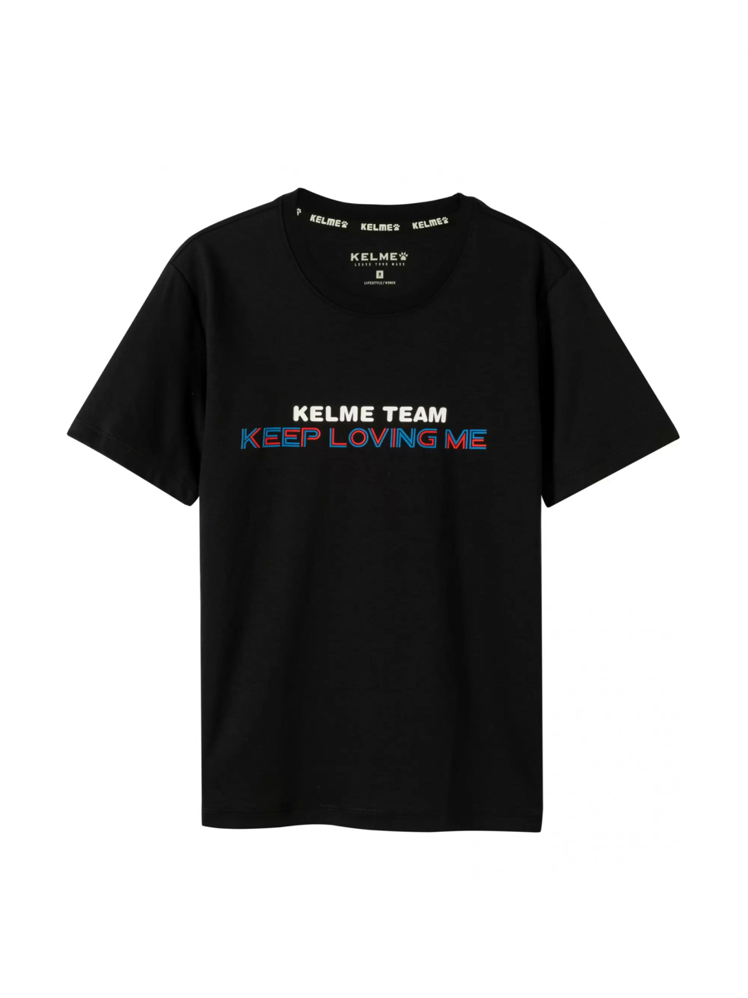 Футболка KELME Round Neck Short T Black
