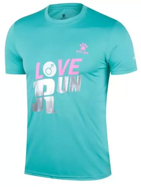 Футболка KELME Love Run T-Shirt Teal