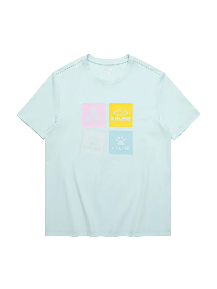 Футболка KELME Round Neck Short Sleeve T-Shirt Green