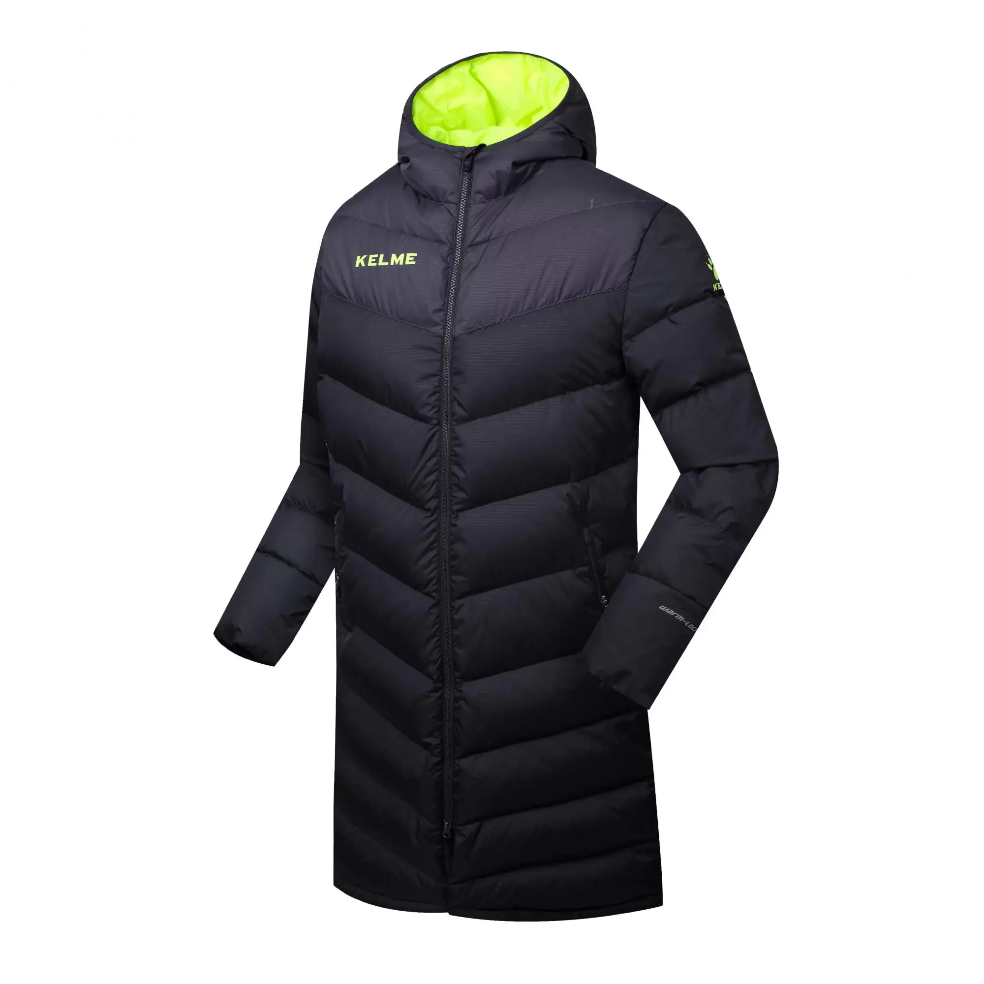 Пуховик KELME Long Down Jacket Black