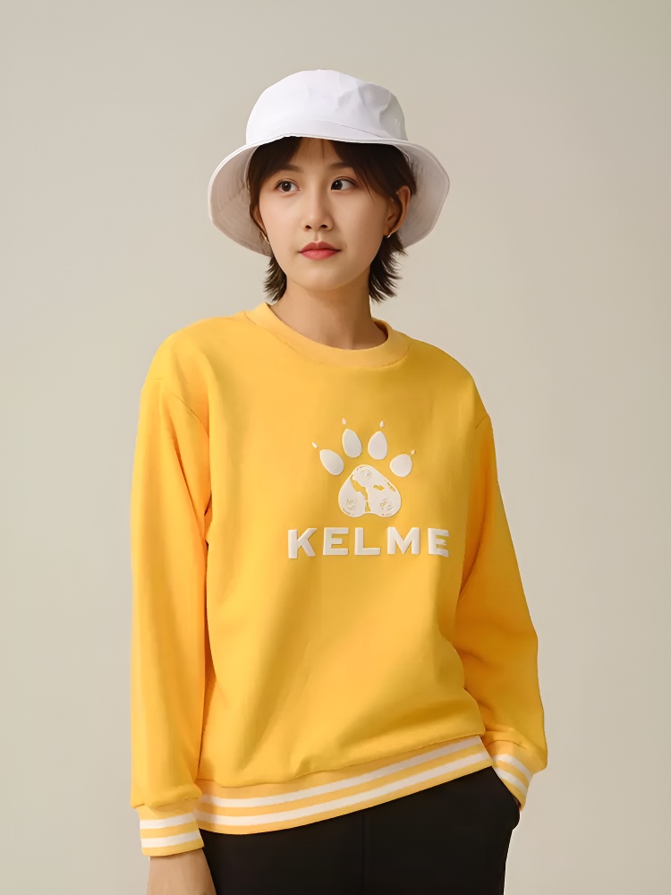 Свитшот KELME Round Neck Sweater Yellow