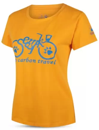 Футболка KELME Women's Cotton Short-Sleeved T-Shirt Yellow