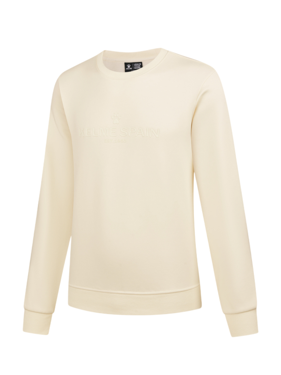 Свитшот KELME Fleece Crew Neck Sweatshirt White