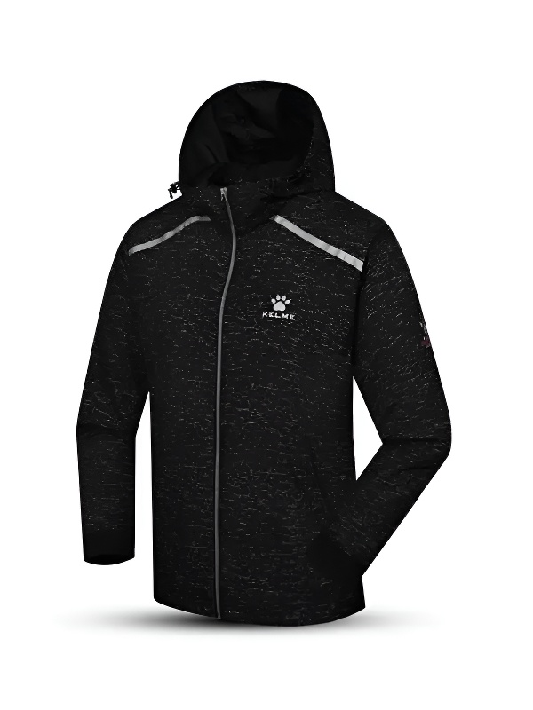 Ветровка KELME Men's Ultralight Night Running Jacket Black