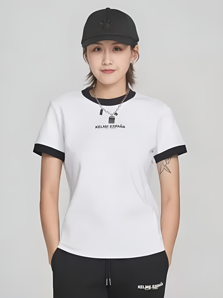 Футболка KELME Round Neck Long Sleeve T-Shirt White