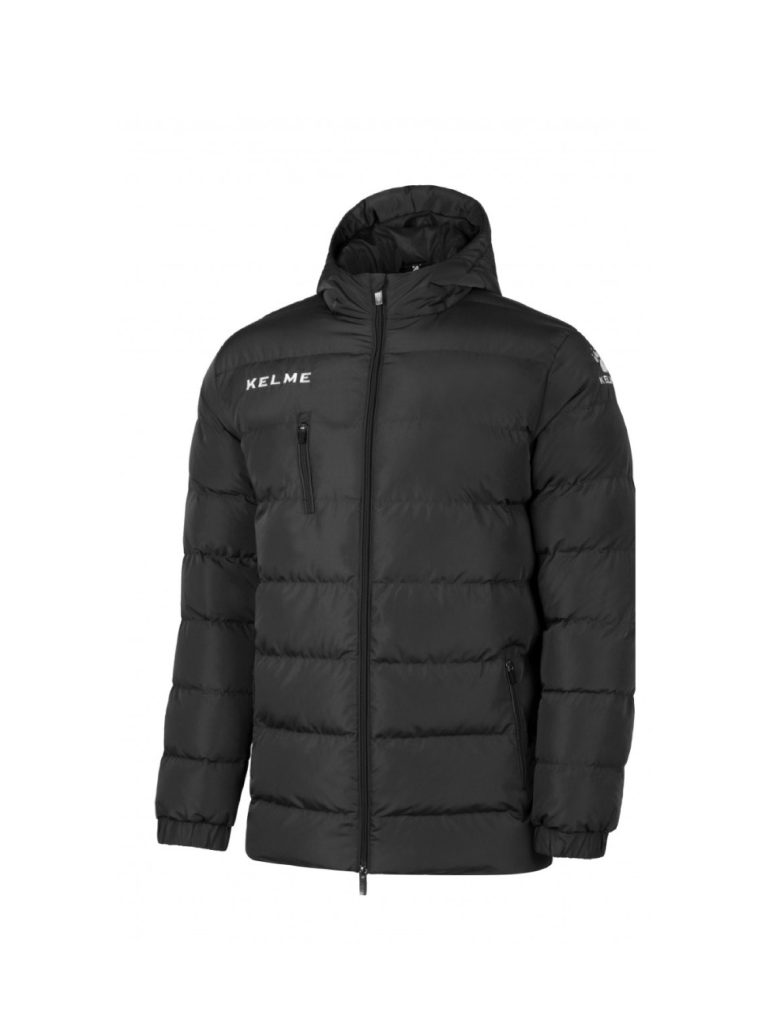 Пуховик KELME Hooded Short Padded Jacket Black