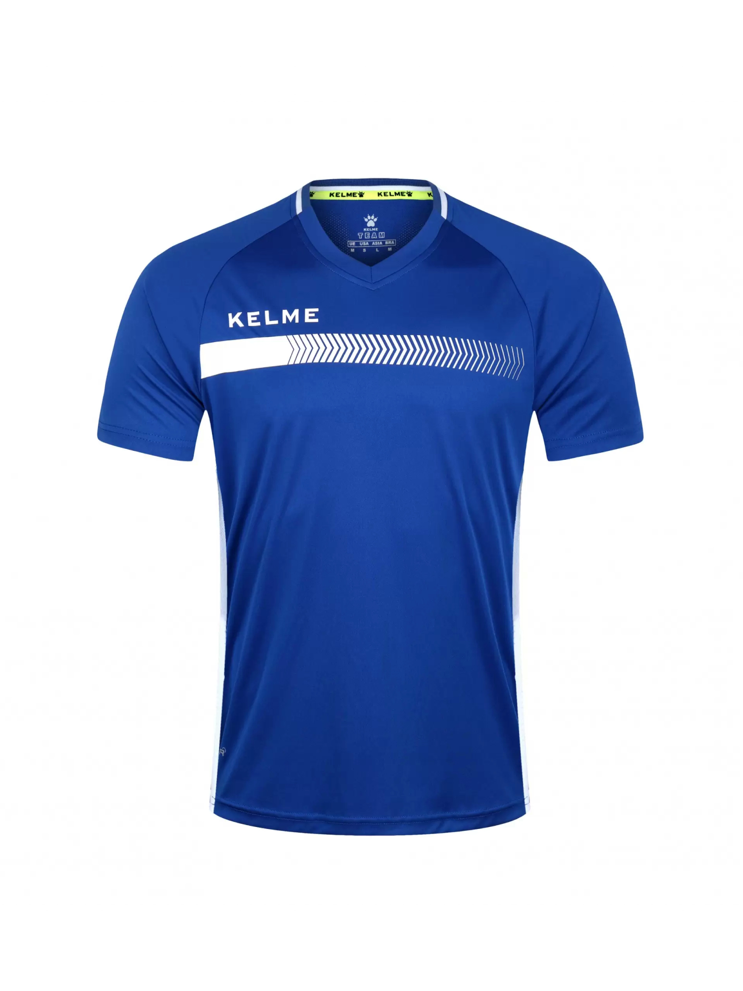 Детская футболка KELME Short Sleeve Football Shirt Kid Blue