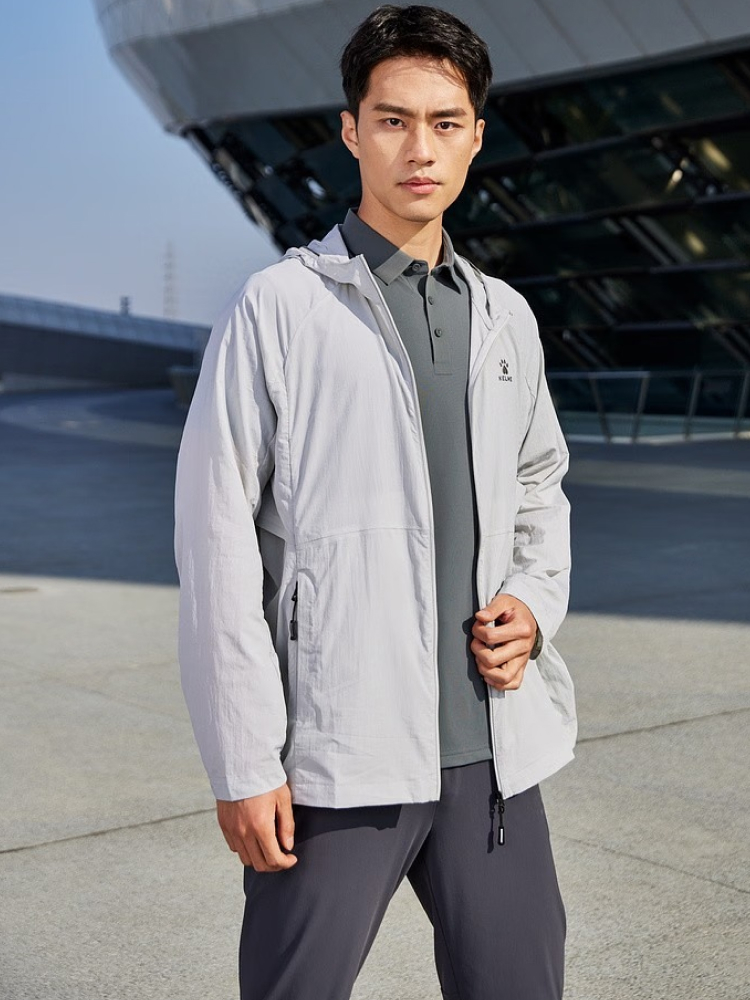 Ветровка KELME Thin Trench Coat Grey