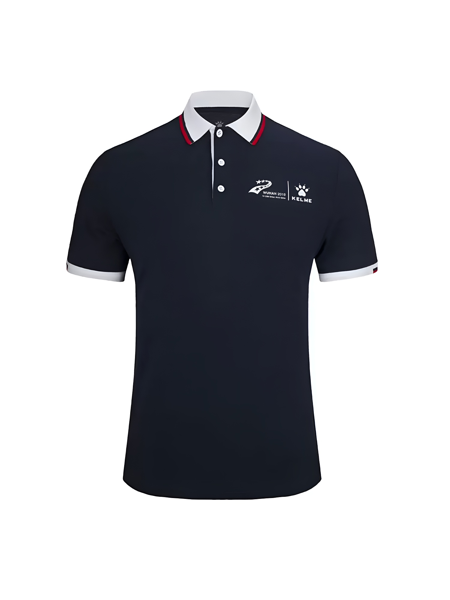 Футболка-поло KELME Short-Sleeved Polo Shirt Dark Blue