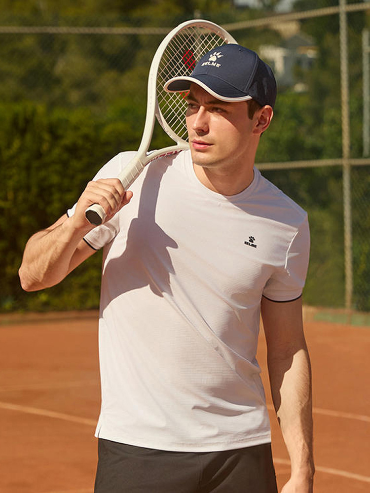 Футболка KELME Round Neck Short Sleeve T-shirt White