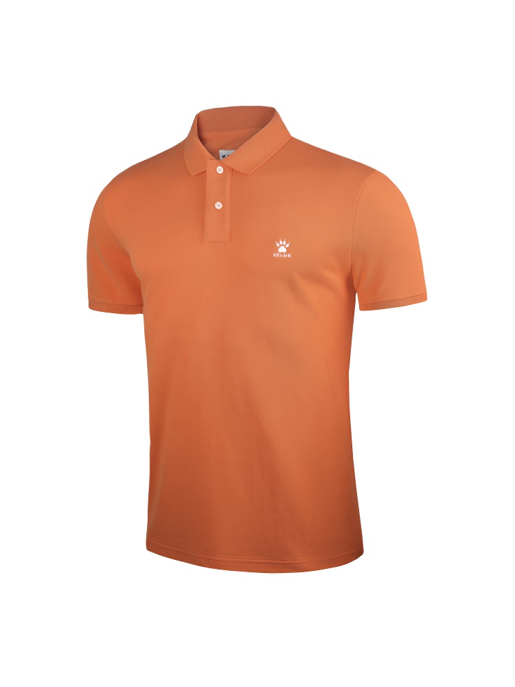 Футболка-поло KELME Short-Sleeved Cotton Polo Shirt (Sell -1) Orange