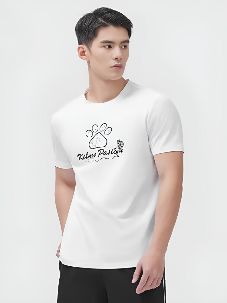 Футболка KELME Round Neck Short Sleeve T-Shirt White