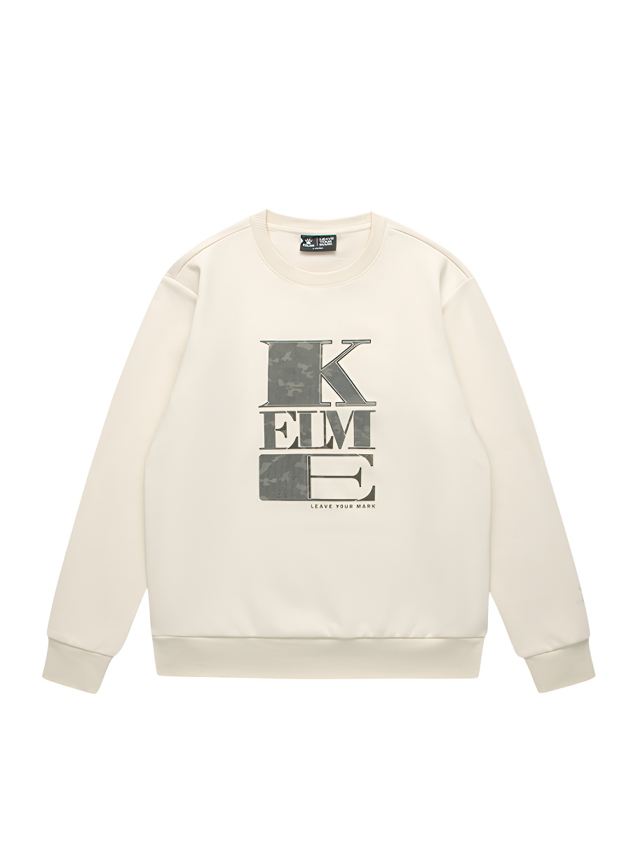 Свитшот KELME Fleece Crew Neck Sweatshirt Beige