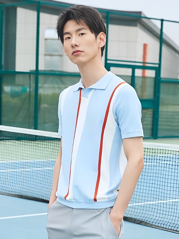 Футболка-поло KELME Short Sleeve Polo Shirt Light Blue