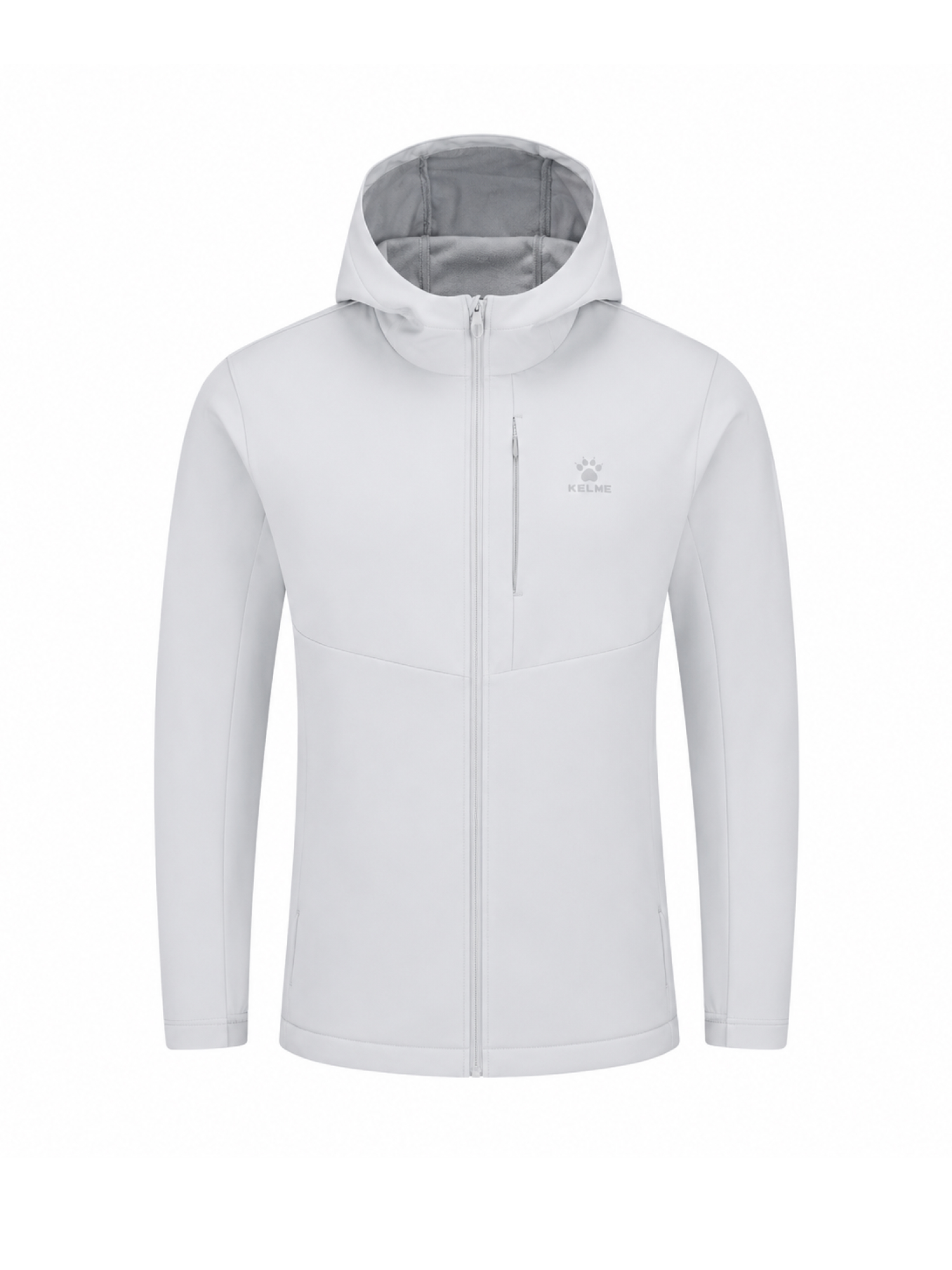 Демисезонная куртка KELME Woven Jacket (hooded) Grey