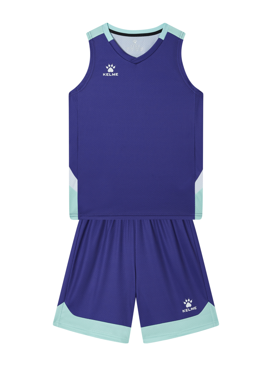 Детская баскетбольная форма KELME Children's Basketball Uniform (Violet/Teal)