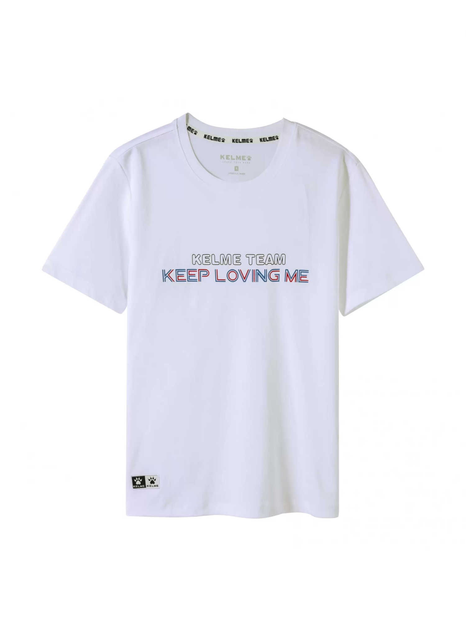 Футболка KELME Round Neck Short T White