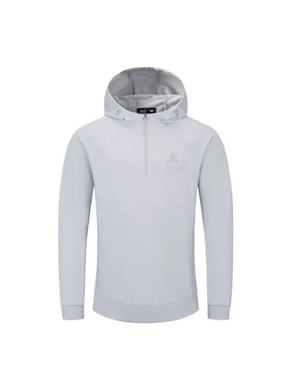 Худи KELME Half-open Chest Sweatshirt (hooded) Grey